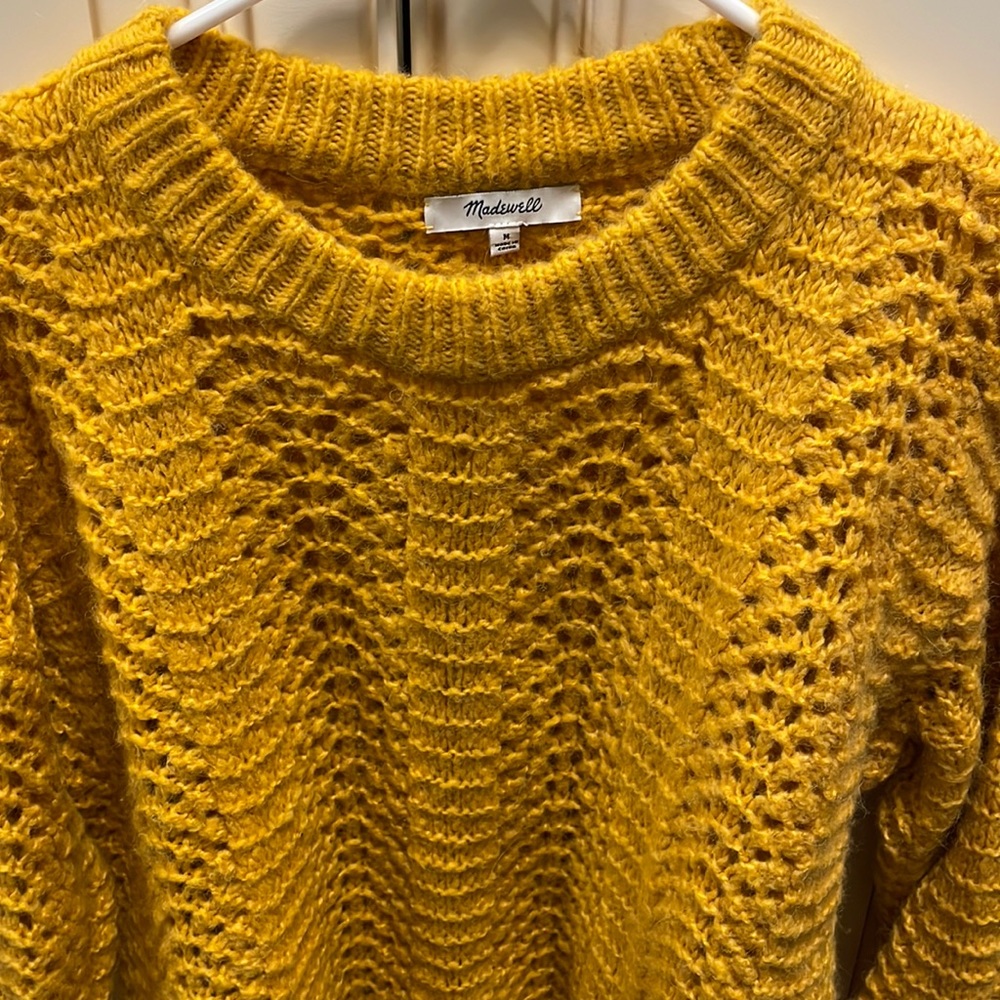 Madewell Sweater in mustard